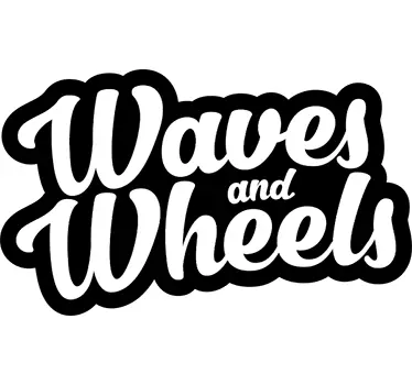 Sticker surf Waves and wheels - TenStickers
