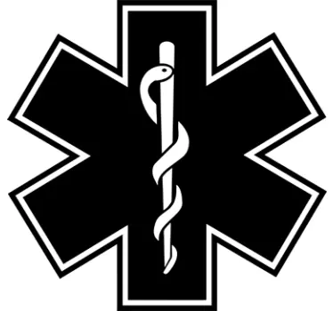 Sticker symbole pharmacie serpent - TenStickers