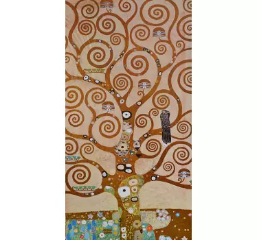 Adesivo porta arbre de vie - TenStickers