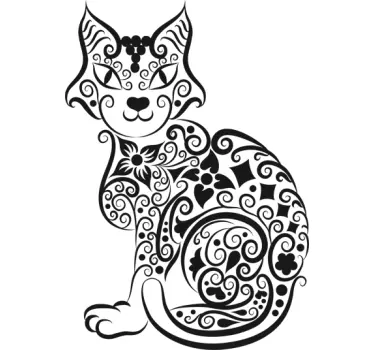 Adhésif mural motifs chat - TenStickers