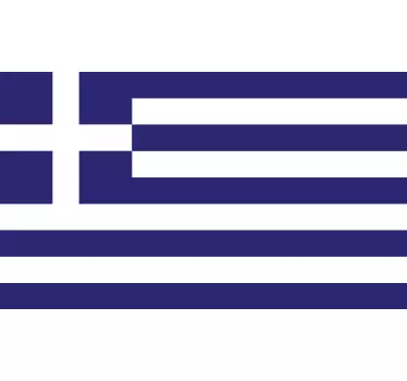 Autocollant mural drapeau Grèce - TenStickers