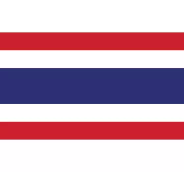 Sticker mural salon drapeau Thaïlande - TenStickers