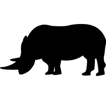 Autocollant mural rhinoceros - TenStickers
