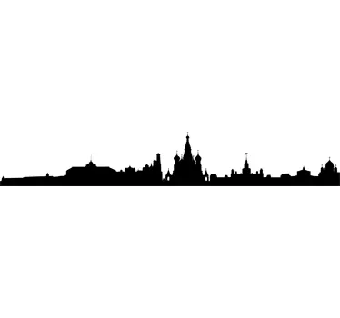 Autocollant mural skyline Moscou - TenStickers