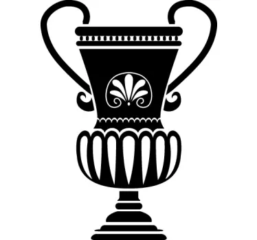 Autocollant mural vase grec - TenStickers