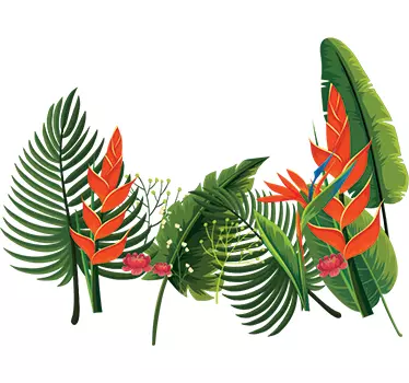 Autocollant plantes vertes - TenStickers