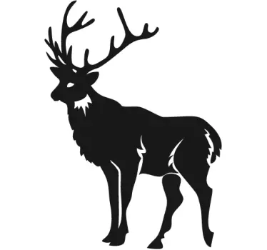Autocollant renne Noël - TenStickers