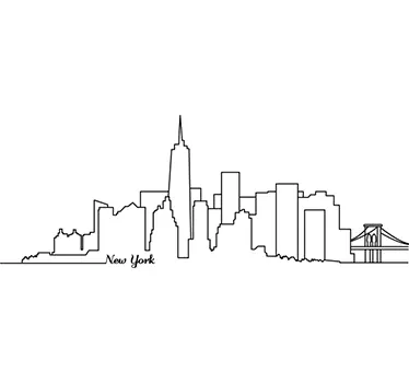 Photo murale vue sur Manhattan - TenStickers