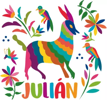 Sticker Chambre Enfant Dessins Mexicains - TenStickers