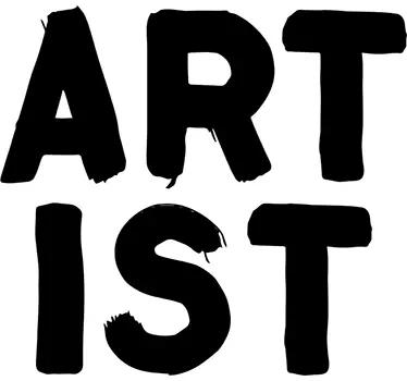 sticker Artist écrit en grand - TenStickers