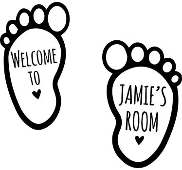 Sticker bébé prénom personnalisable - TenStickers