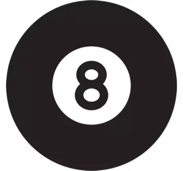 Sticker boule billard - TenStickers