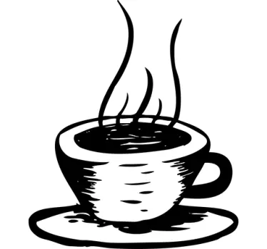 Sticker café lait - TenStickers