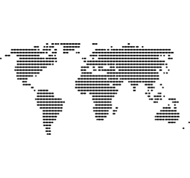 Sticker carte monde - TenStickers