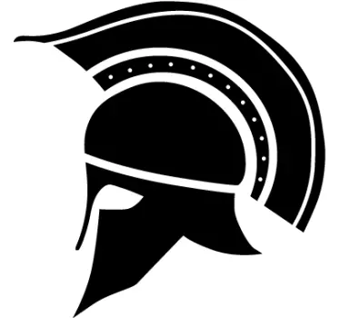 Sticker casque corinthien - TenStickers
