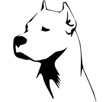 Sticker chien dogue allemand - TenStickers
