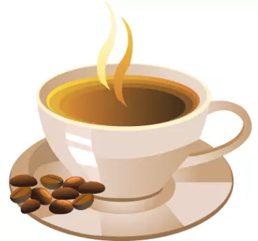 Sticker cuisine café au lait - TenStickers
