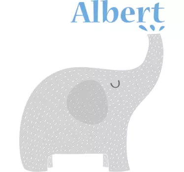 Sticker éléphant personnalisable - TenStickers