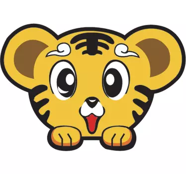 Sticker enfant bebe tigre - TenStickers