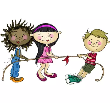 Sticker enfant corde - TenStickers