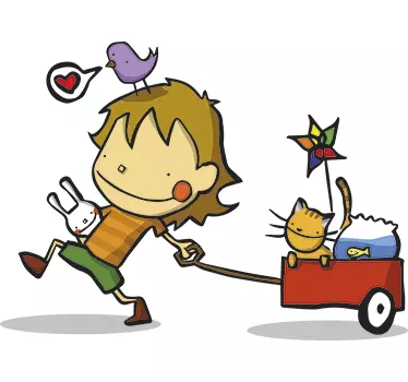 Sticker enfant jouets - TenStickers
