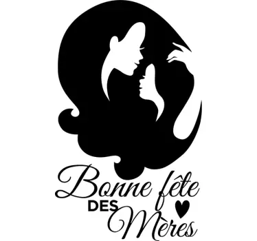 Sticker fête des mères original - TenStickers