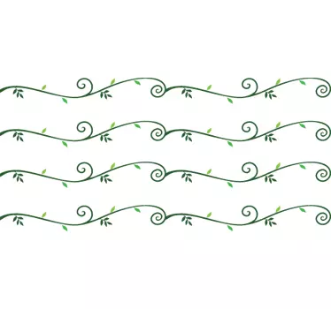 Sticker frise treille - TenStickers