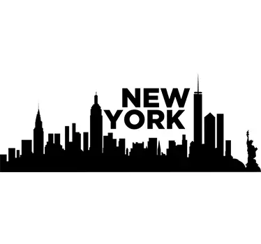 Sticker horizon New York - TenStickers