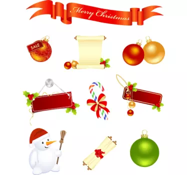 Sticker illustrations Noël - TenStickers