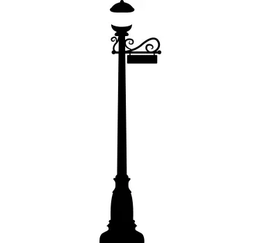 Sticker interrupteur lampadaire - TenStickers