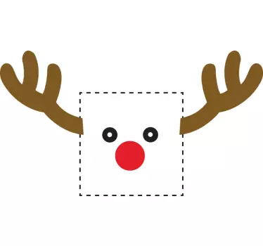 Sticker interrupteur renne - TenStickers