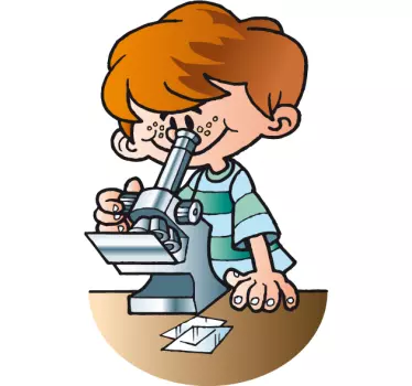 Sticker jeune scientifique - TenStickers