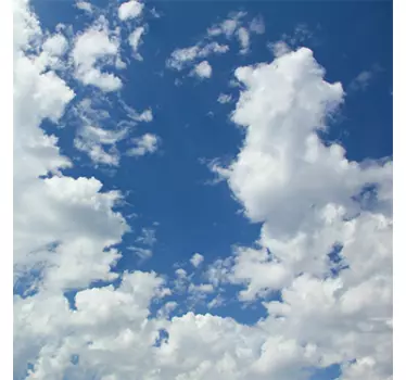 Sticker LACK nuages ciel - TenStickers