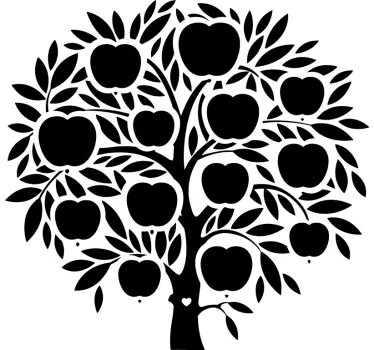 Sticker Mural Arbre Généalogique Noms - TenStickers