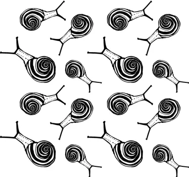 Sticker Mural Dessins d'escargots - TenStickers