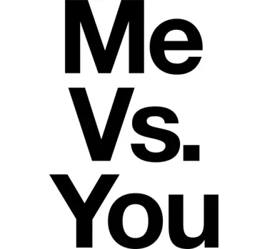 sticker me vs you - TenStickers