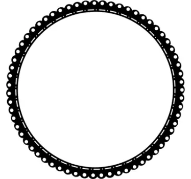 Sticker miroir rond - TenStickers