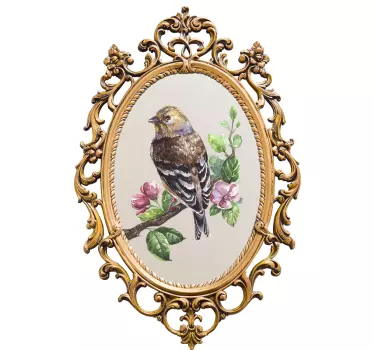 Autocollant miroir vintage classique - TenStickers