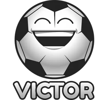 Sticker Mural Foot personnalisable - TenStickers
