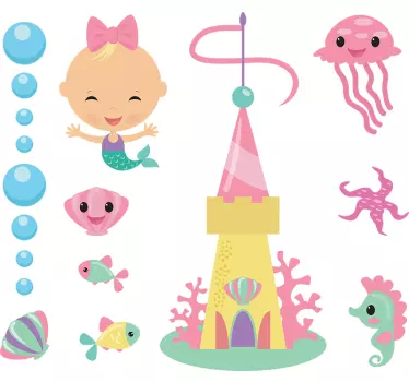 Stickers Dessin sous l'océan - TenStickers