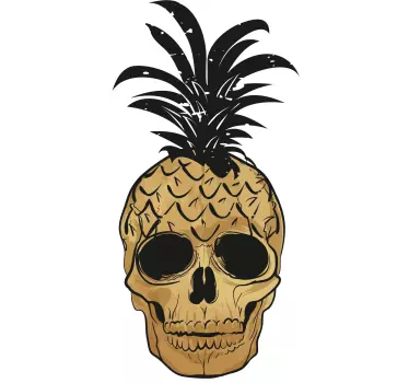 Sticker Maison Pop Art Ananas - TenStickers