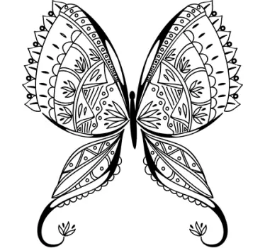 Sticker papillon original - TenStickers