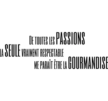 Sticker cuisine passions gourmandise - TenStickers