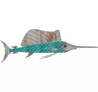 Sticker poisson Espadon - TenStickers