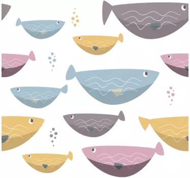 Sticker Chambre Enfant Poissons pour enfant - TenStickers