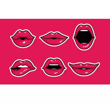 Sticker pour meubles bouches - TenStickers
