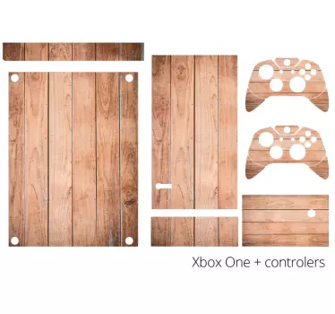 Sticker xbox effet bois parquet - TenStickers