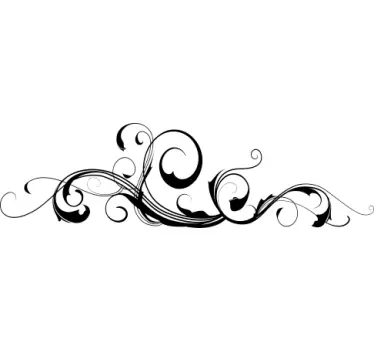 Sticker tracés vagues - TenStickers