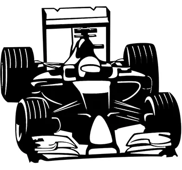 sticker voiture F1 - TenStickers