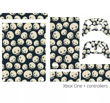 Sticker xbox graphique crâne - TenStickers